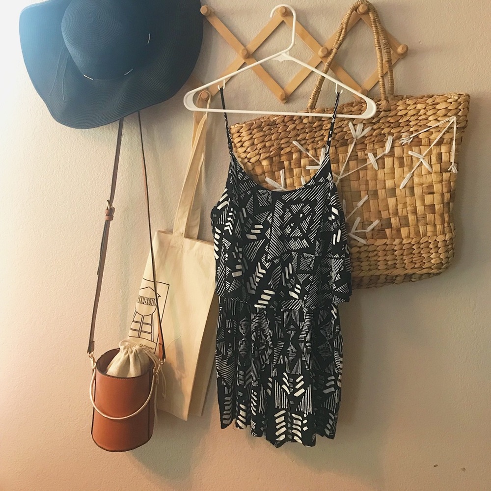 Black and White Romper